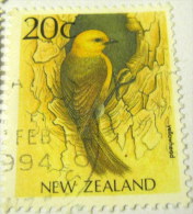 New Zealand 1988 Yellowhead 20c - Used - Usati