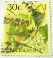 New Zealand 1988 Bird Silvereye 30c - Used - Usati