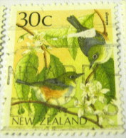 New Zealand 1988 Bird Silvereye 30c - Used - Gebraucht