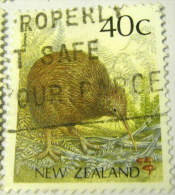 New Zealand 1988 Bird Brown Kiwi 40c - Used - Used Stamps