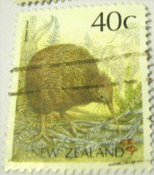 New Zealand 1988 Bird Brown Kiwi 40c - Used - Oblitérés