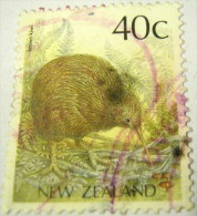 New Zealand 1988 Bird Brown Kiwi 40c - Used - Used Stamps