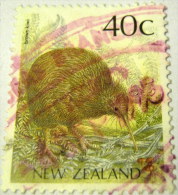 New Zealand 1988 Bird Brown Kiwi 40c - Used - Gebraucht