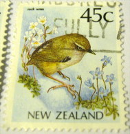 New Zealand 1991 Rock Wren Bird 45c - Used - Used Stamps