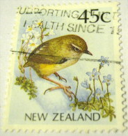 New Zealand 1991 Rock Wren Bird 45c - Used - Used Stamps