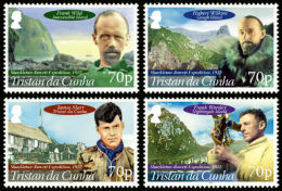 Tristan Da Cunha 2012 - Paysages, Expédition Shakleton- Rowett - 4Val Neufs // Mnh - Tristan Da Cunha