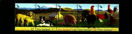 NEW ZEALAND - 2005  FARMYARD  ANIMALS  STRIP   MINT NH - Blocks & Kleinbögen