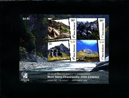 NEW ZEALAND - 2004  WORLD STAMP EXIBITION  SINGAPORE  MS  MINT NH - Blocs-feuillets