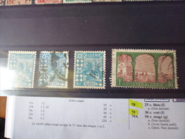 TIMBRE OBLITERE  YVERT N° 51...78 - Used Stamps