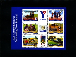 NEW ZEALAND - 2005  COMMUNITY ORGANISATIONS  MS  MINT NH - Blocs-feuillets