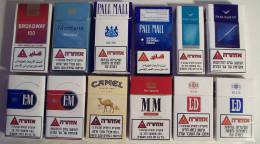 Empty Cigarette Boxes - 12 Items #0412. - Schnupftabakdosen (leer)