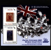 NEW ZEALAND - 2005  PACIFIC EXPLORER EXIBITION   MS  MINT NH - Blocks & Kleinbögen