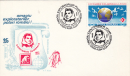 CONSTANTIN DUMBRAVA, EXPLORER,  POLAR BEAR, SPECIAL COVER, 1993, ROMANIA - Esploratori