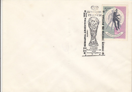 SOCCER, ITALY'90 WORLD CUP, ROMANIA- ARGENTINA GAME, SPECIAL POSTMARK ON COVER, 1990, ROMANIA - 1990 – Italien