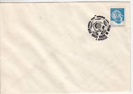 SOCCER, ITALY'90 WORLD CUP, SPECIAL POSTMARK ON COVER, 1990, ROMANIA - 1990 – Italien