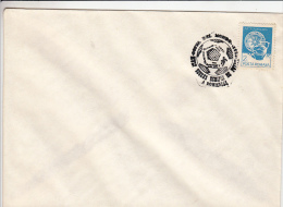 SOCCER, ITALY'90 WORLD CUP, SPECIAL POSTMARK ON COVER, 1990, ROMANIA - 1990 – Italien