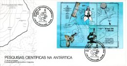 BRESIL. BF 71 Sur Enveloppe 1er Jour (FDC) De 1988. Expédition Scientifique En Antarctique. - Forschungsprogramme