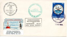 ARGENTINE. Enveloppe Commémorative De 1984. Courrier En Antarctique. - Altri & Non Classificati