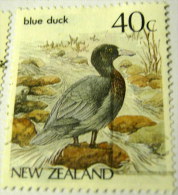 New Zealand 1987 Blue Duck 40c - Used - Used Stamps