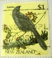 New Zealand 1985 Bird Kokako $1 - Used - Used Stamps