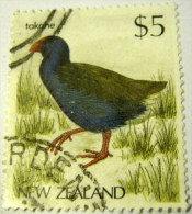 New Zealand 1988 Bird Takahe $5 - Used - Used Stamps