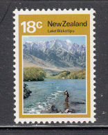 New Zealand MNH Scott #509 18c Lake Wakatipu - Unused Stamps