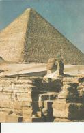 EGYPT  - POSTCARD - GIZA PYRAMIDS & SPHINX - NEW UNUSED FORMAT 14 X 9,5 CMS PERFECT CONDITIONS - Gizeh