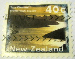 New Zealand 1996 Tory Channel Marlborough Sounds 40c - Used - Oblitérés