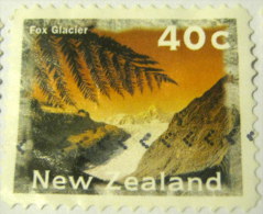 New Zealand 1996 Fox Glacier 40c - Used - Oblitérés