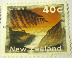 New Zealand 1996 Fox Glacier 40c - Used - Oblitérés