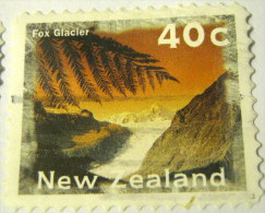 New Zealand 1996 Fox Glacier 40c - Used - Gebraucht