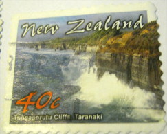 New Zealand 2002 Tongaporutu Cliffs Taranaki 40c - Used - Usati