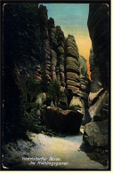 Wekelsdorf  -  Wekelsdorfer Felsen - Im Frühlingsgarten  - Ansichtskarte Ca.1910     (2053) - Boehmen Und Maehren