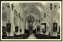 Rottenburg  -  Inneres Der Domkirche  -  Ansichtskarte Ca.1955    (2049) - Rottenburg