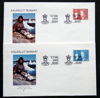 Greenland 1988    MiNr.179-80 FDC ( Lot Ks - FDC