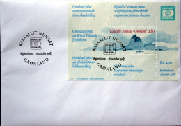 Greenland 1987 HAFNIA 87    MiNr.178 Block 2   FDC ( Lot Ks) - FDC