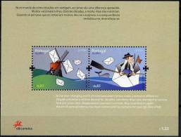 EUROPA-CEPT 2008 - LA LETTRE // ACORES  //  BF NEUF ....  MNH S/SHEET - 2008