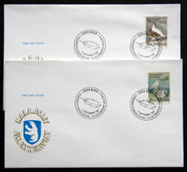 Greenland 1987 BIRDS (I)  MiNr.176-77   FDC ( Lot KS) - FDC