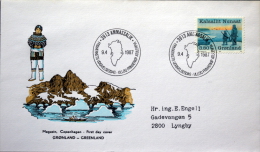 Greenland 1987 Year Of The Hunter MiNr.173  FDC ( Lot Ks) MAGASIN COVER - FDC