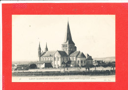 76 SAINT MARTIN De BOSCHERVILLE Cpa Eglise St Georges       58 ND - Saint-Martin-de-Boscherville