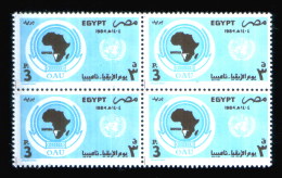 EGYPT / 1984 / UN / OAU / AFRICA DAY / NAMIBIA / MAP / MNH / VF. - Nuevos