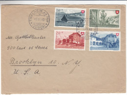 Ferme - Garde Chasse - Chiens -fusils -  Pro Patria  - Suisse - Lettre De 1948 - Oblitération Thalheim - Briefe U. Dokumente