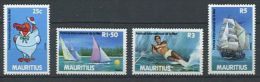 114 MAURICE 1987 - Voiliers Bateaux Surf - Neuf Sans Charniere (Yvert 563/66) - Mauritius (1968-...)