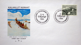 Greenland 1985 Kunst (VI)  MiNr.161  FDC ( Lot Ks) - FDC