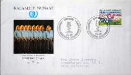 Greenland 1985  International Youth Year      MiNr.160  FDC ( Lot  Ks) - FDC