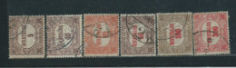 Ungheria 1921 Servizio PA Usato - Mi.11/2;14/6;18;23  Yv.11/2;14/6;18 - Oficiales