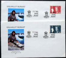 Greenland 1985 INr.155-56  FDC ( Lot Ks) - FDC