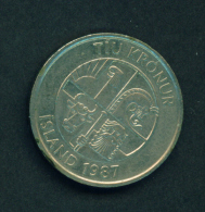 ICELAND - 1987 10k Circ. - Island