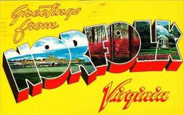 Virginia Norfolk Greetings From - Norfolk