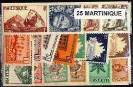 MARTINIQUE  LOT 25 TIMBRES  Tous Differents Neufs ET Obliteres, Bonne Cote - Andere & Zonder Classificatie